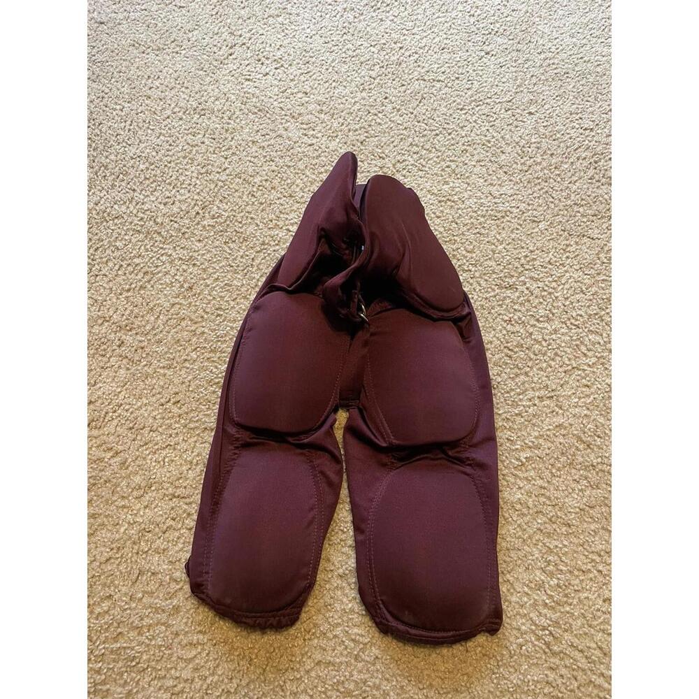 Augusta Sportswear Youth Football Pants With Pads Maroon Size Youth Large